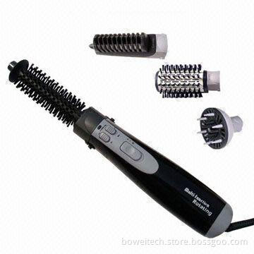 Hot Air Rotating Hair Brush, Helps You Style and Dry Your Hair at The Same Time
